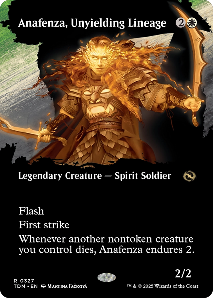 Anafenza, Unyielding Lineage (Borderless) [Tarkir: Dragonstorm] | Exor Games New Glasgow