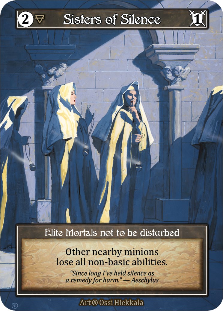 Sisters of Silence (Foil) [Beta] | Exor Games New Glasgow