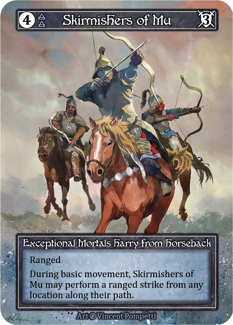 Skirmishers of Mu (Foil) [Beta] | Exor Games New Glasgow