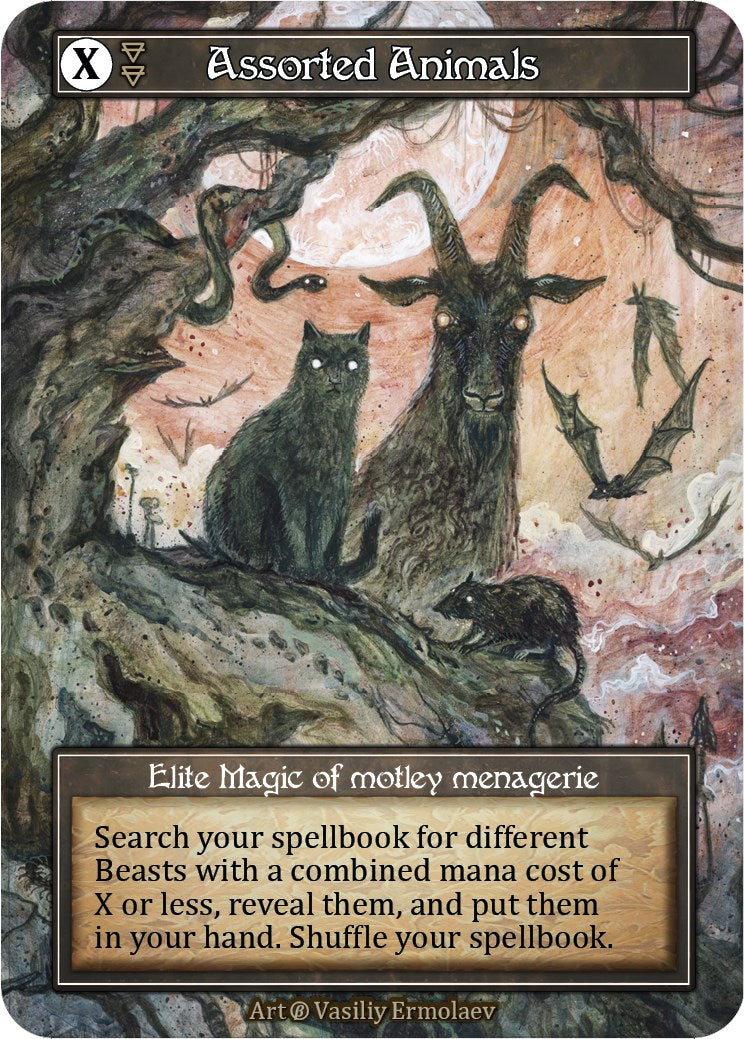 Assorted Animals (Foil) [Beta] | Exor Games New Glasgow