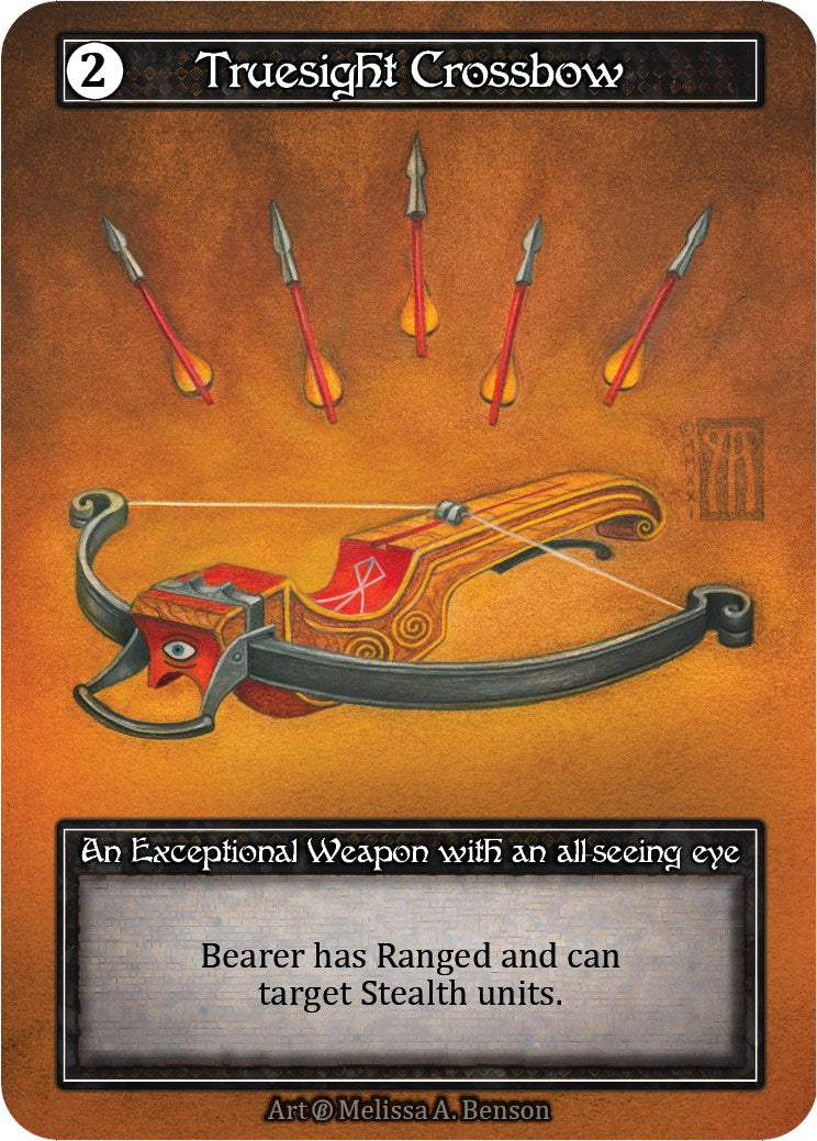 Truesight Crossbow (Foil) [Beta] | Exor Games New Glasgow