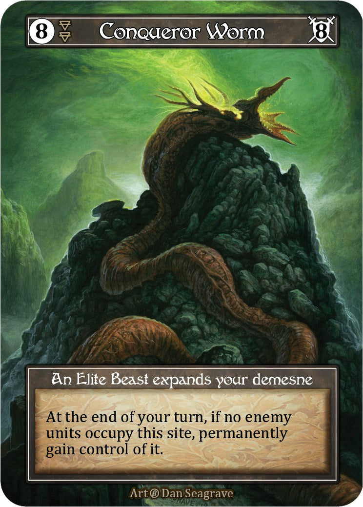 Conqueror Worm (Foil) [Beta] | Exor Games New Glasgow