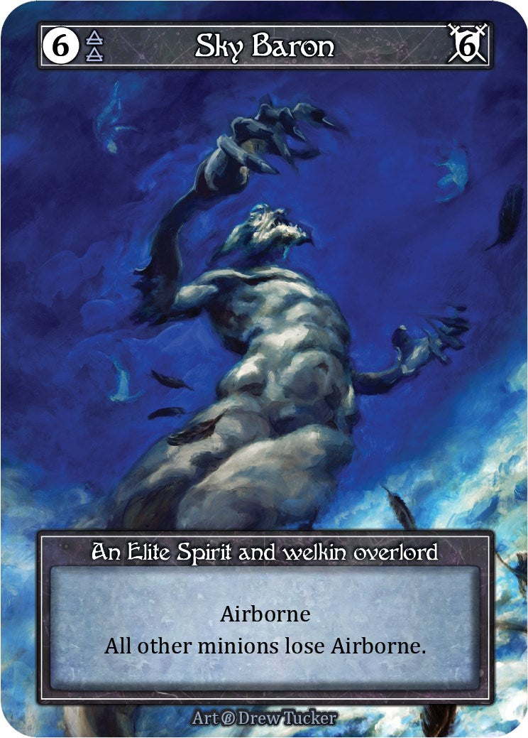 Sky Baron (Foil) [Beta] | Exor Games New Glasgow