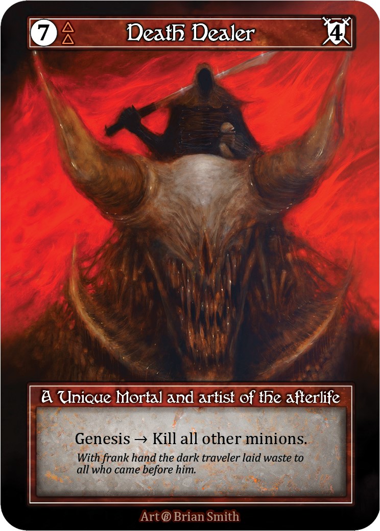 Death Dealer (Foil) [Beta] | Exor Games New Glasgow