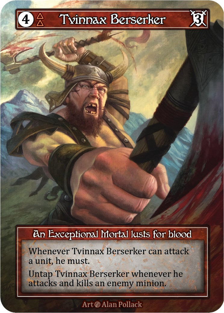 Tvinnax Berserker (Foil) [Beta] | Exor Games New Glasgow