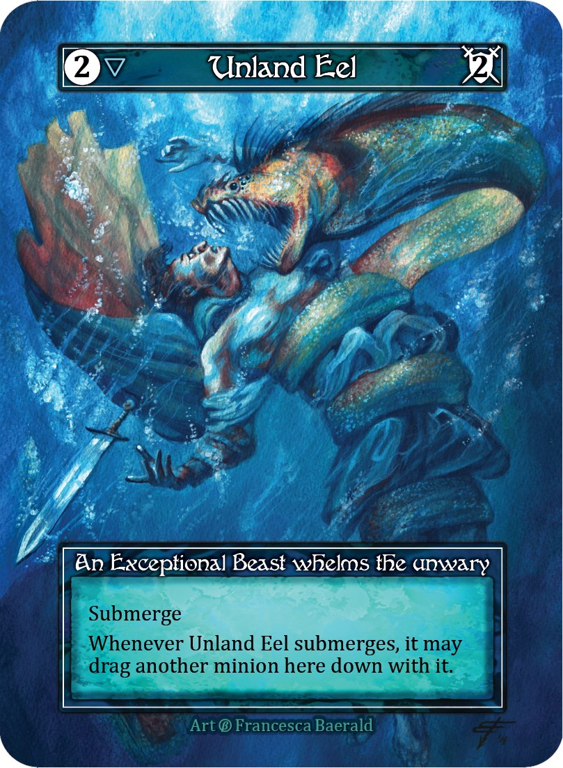 Unland Eel (Foil) [Beta] | Exor Games New Glasgow