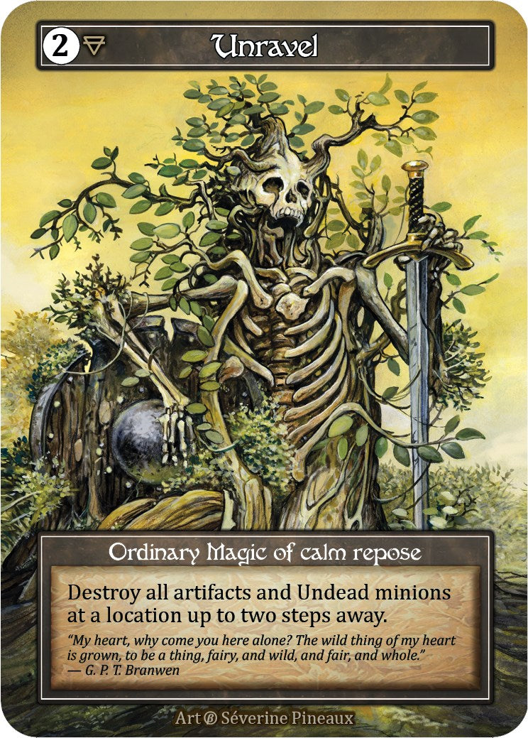 Unravel (Foil) [Beta] | Exor Games New Glasgow