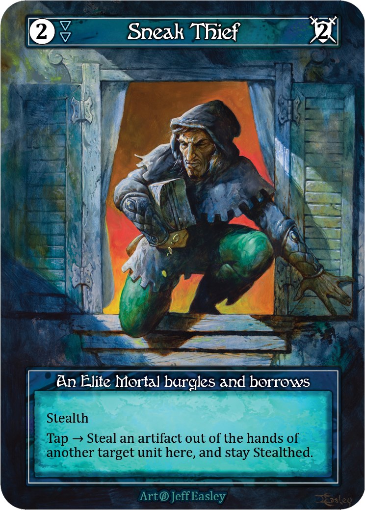 Sneak Thief (Foil) [Beta] | Exor Games New Glasgow