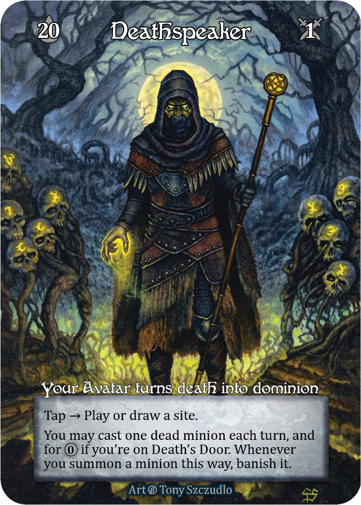 Deathspeaker (Foil) [Beta] | Exor Games New Glasgow
