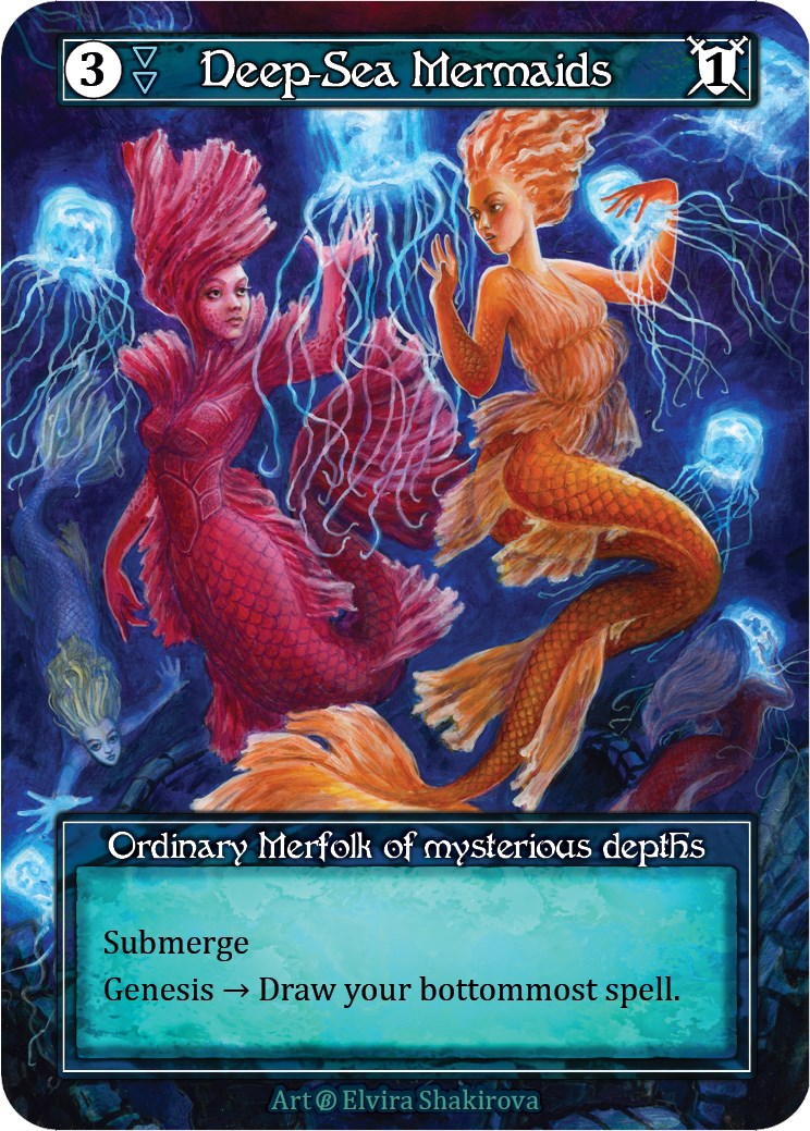 Deep-Sea Mermaids (Foil) [Beta] | Exor Games New Glasgow