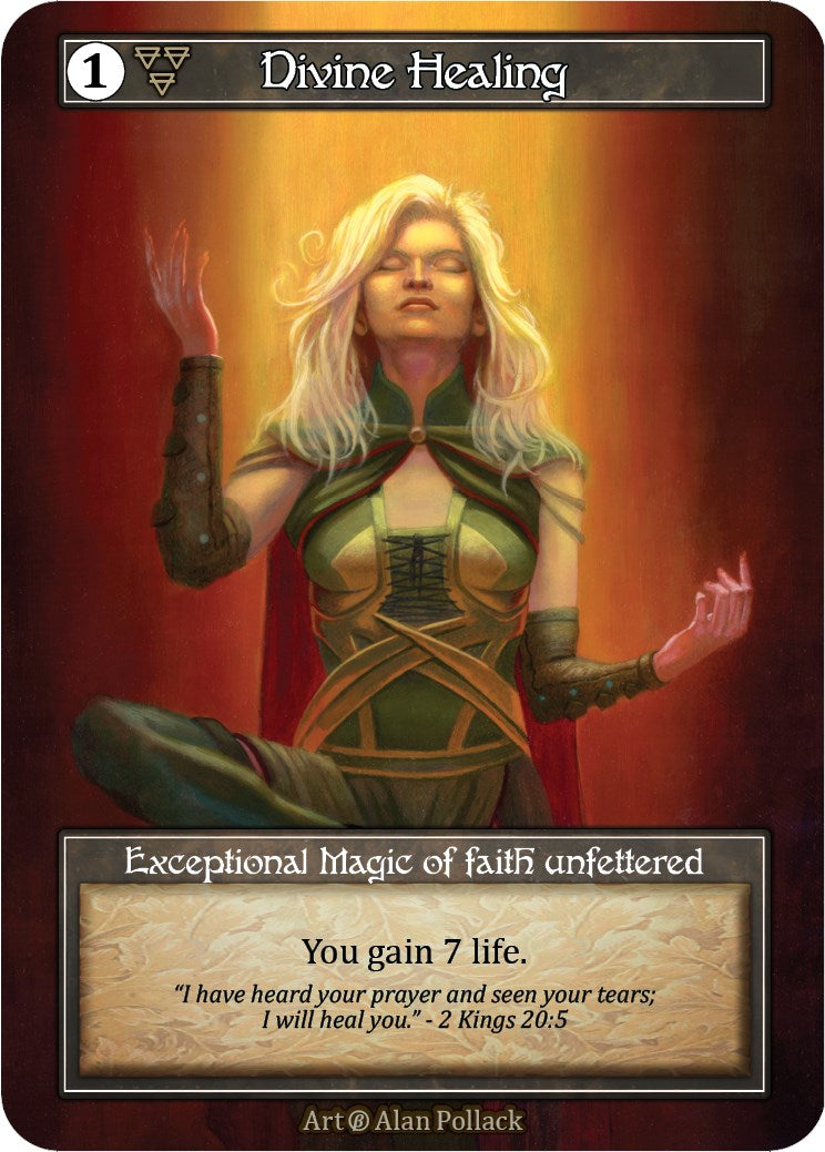 Divine Healing (Foil) [Beta] | Exor Games New Glasgow