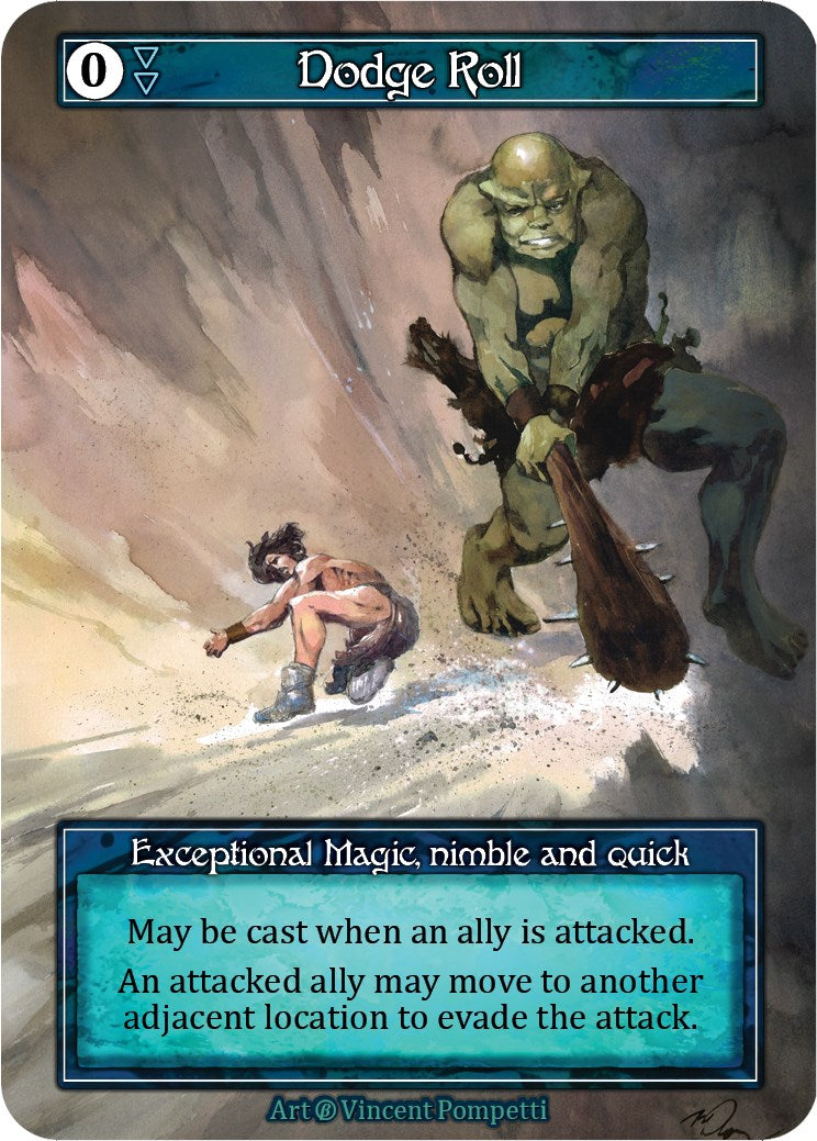 Dodge Roll (Foil) [Beta] | Exor Games New Glasgow
