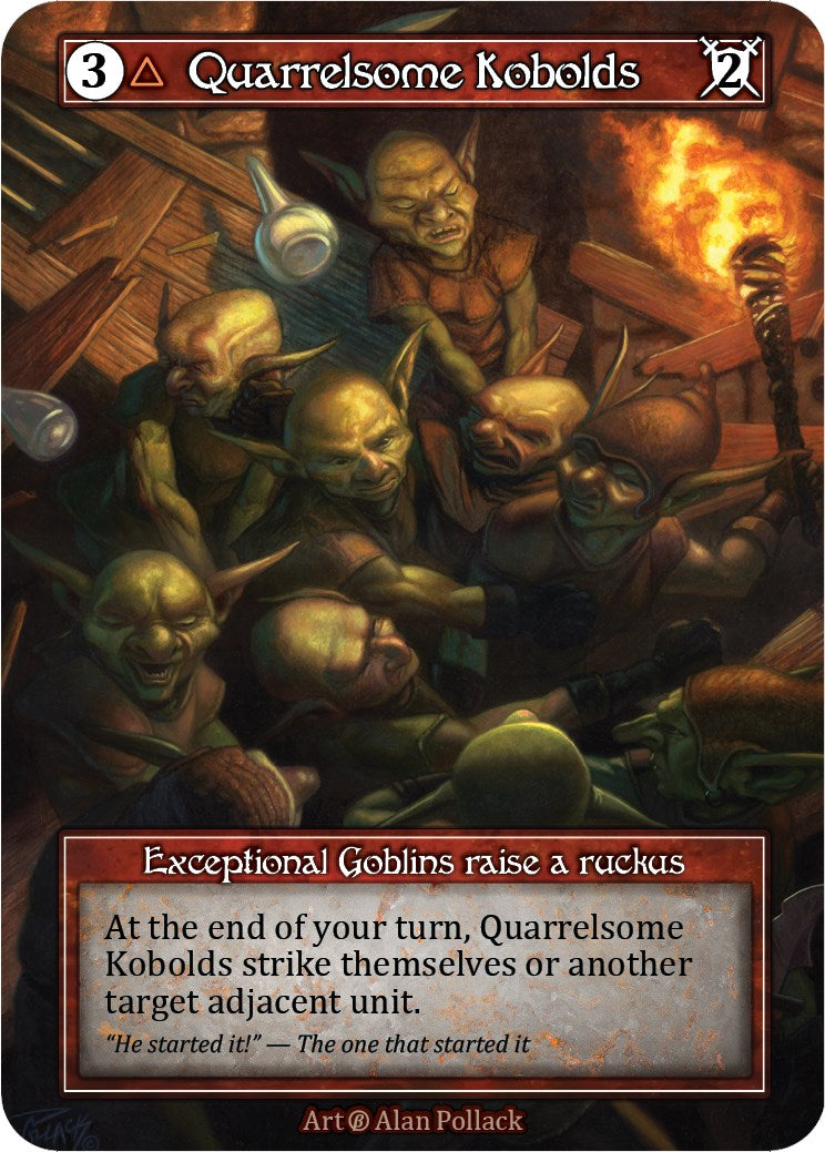 Quarrelsome Kobolds (Foil) [Beta] | Exor Games New Glasgow