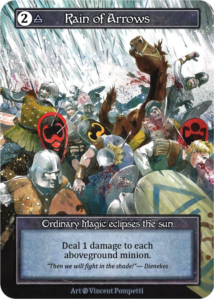 Rain of Arrows (Foil) [Beta] | Exor Games New Glasgow