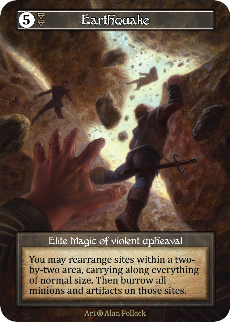 Earthquake (Foil) [Beta] | Exor Games New Glasgow