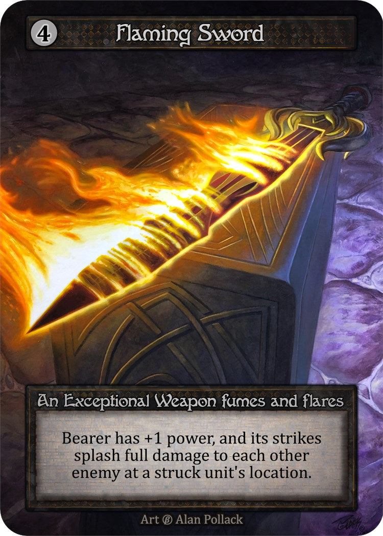 Flaming Sword [Beta] | Exor Games New Glasgow