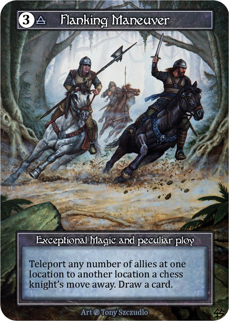 Flanking Maneuver (Foil) [Beta] | Exor Games New Glasgow