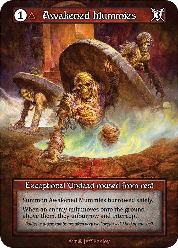 Awakened Mummies (Foil) [Beta] | Exor Games New Glasgow