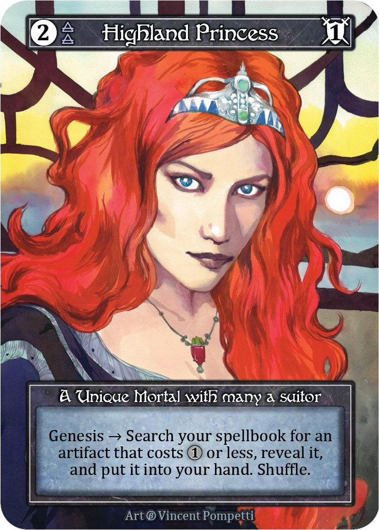 Highland Princess (Foil) [Beta] | Exor Games New Glasgow