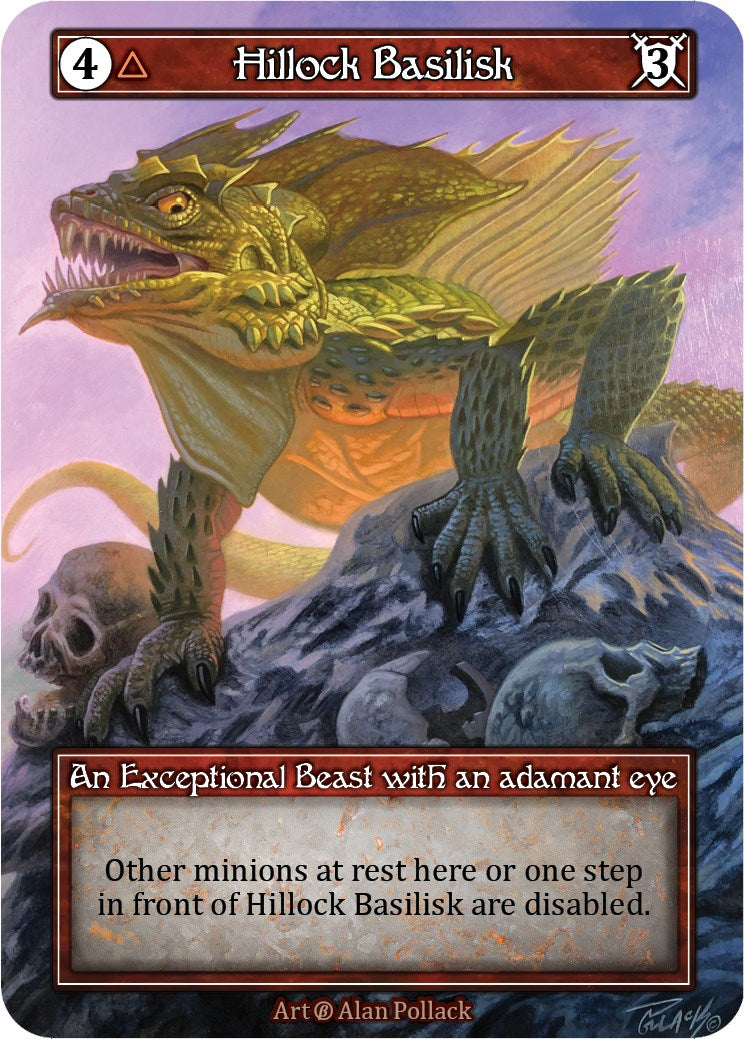 Hillock Basilisk (Foil) [Beta] | Exor Games New Glasgow