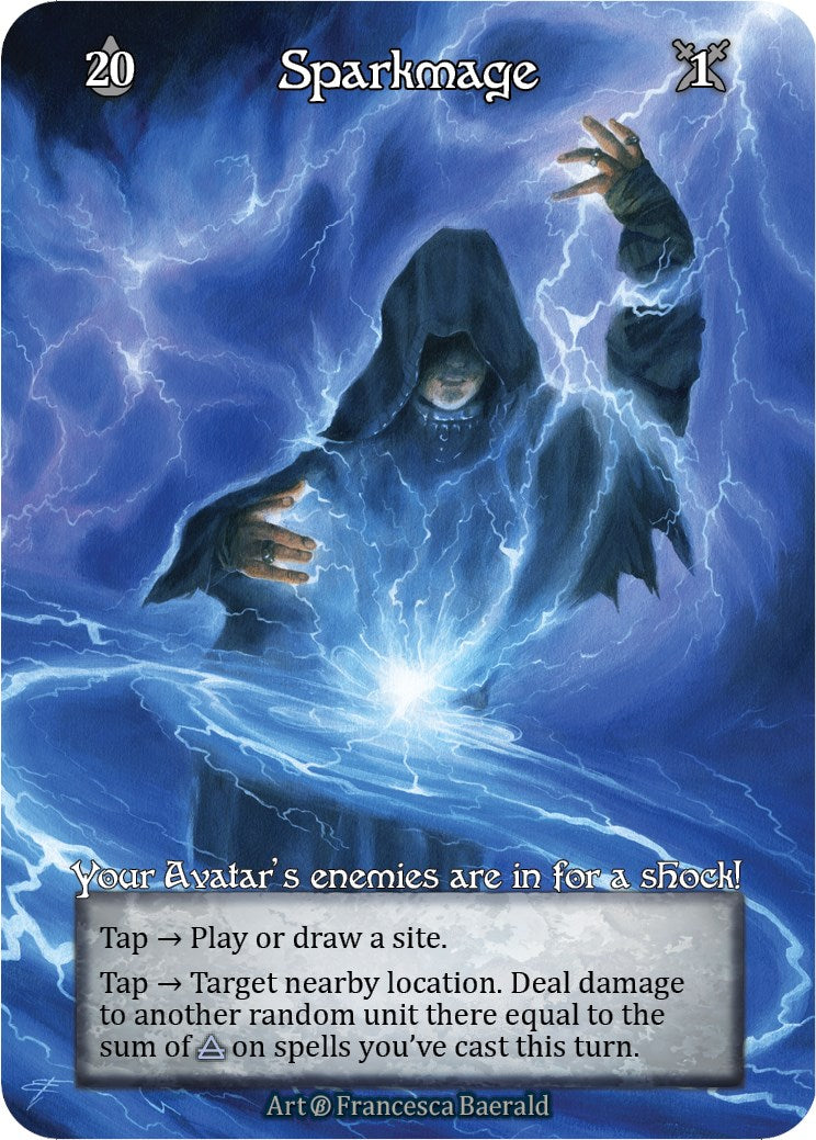 Sparkmage (Foil) [Beta] | Exor Games New Glasgow