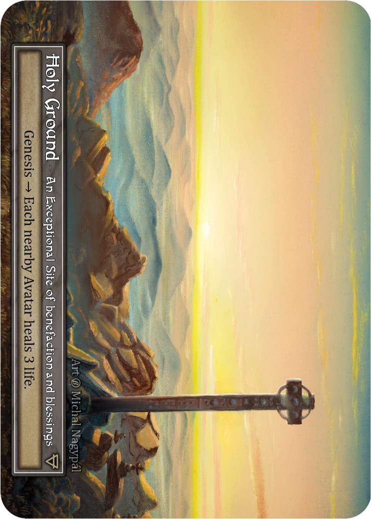 Holy Ground (Foil) [Beta] | Exor Games New Glasgow