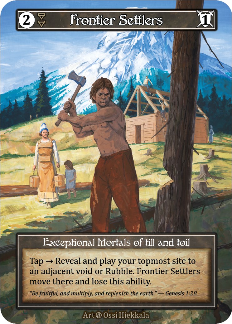 Frontier Settlers (Foil) [Beta] | Exor Games New Glasgow