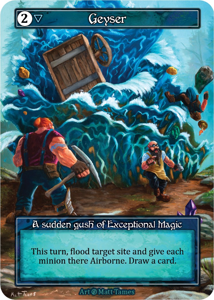 Geyser (Foil) [Beta] | Exor Games New Glasgow