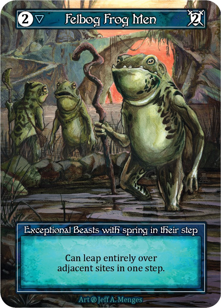 Felbog Frog Men (Foil) [Beta] | Exor Games New Glasgow