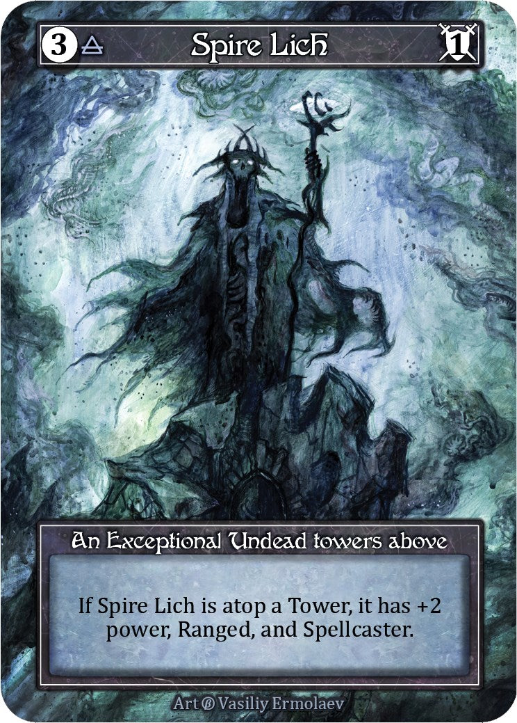 Spire Lich (Foil) [Beta] | Exor Games New Glasgow
