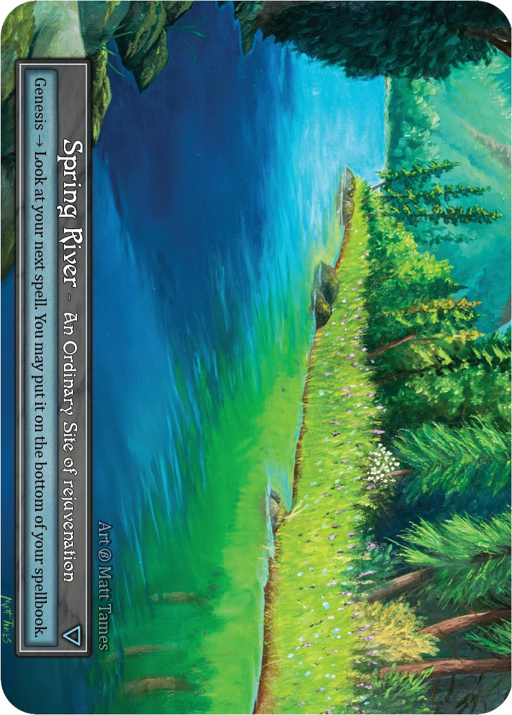 Spring River (Foil) [Beta] | Exor Games New Glasgow