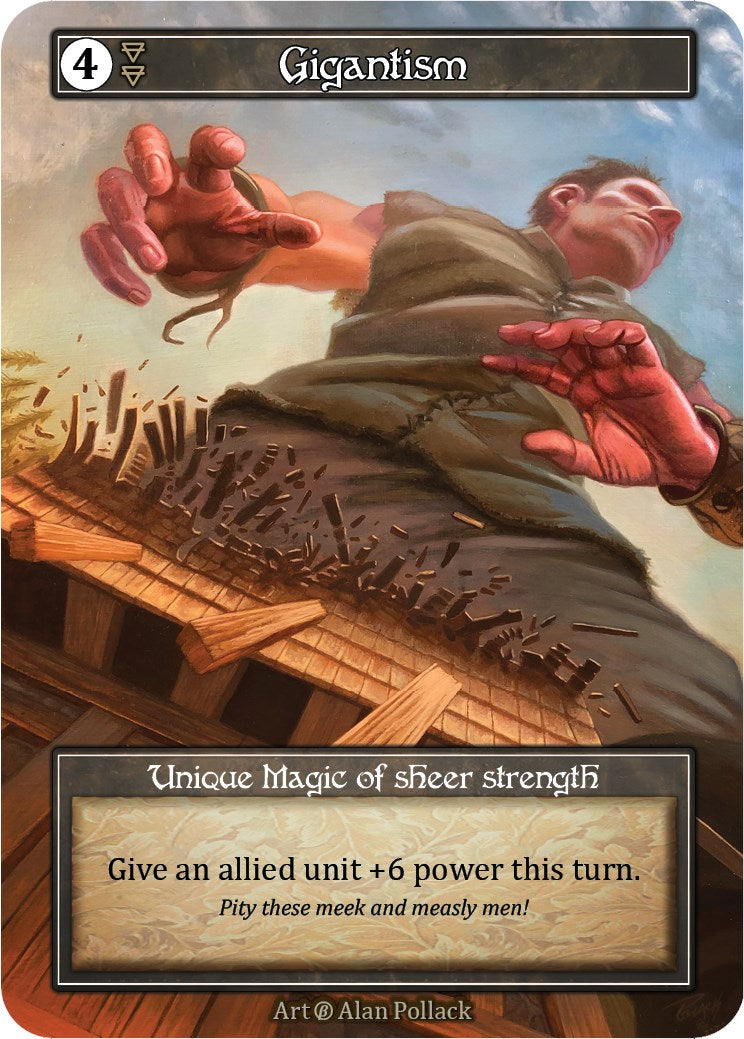 Gigantism (Foil) [Beta] | Exor Games New Glasgow
