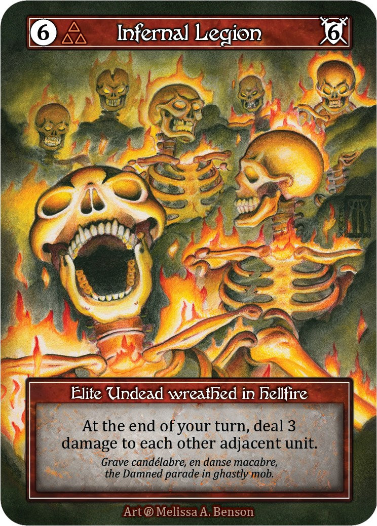 Infernal Legion (Foil) [Beta] | Exor Games New Glasgow