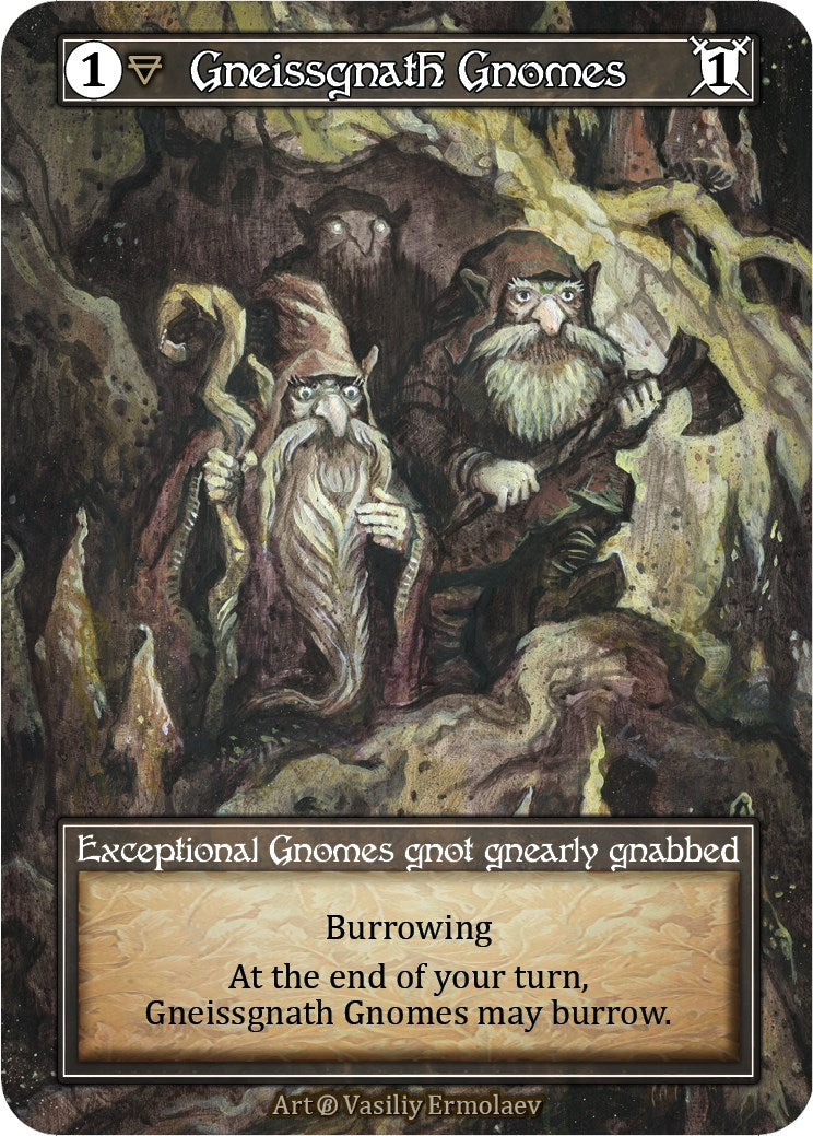 Gneissgnath Gnomes (Foil) [Beta] | Exor Games New Glasgow