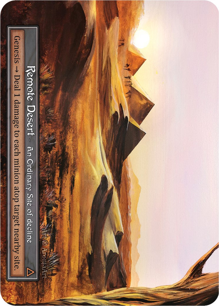 Remote Desert (Foil) [Beta] | Exor Games New Glasgow