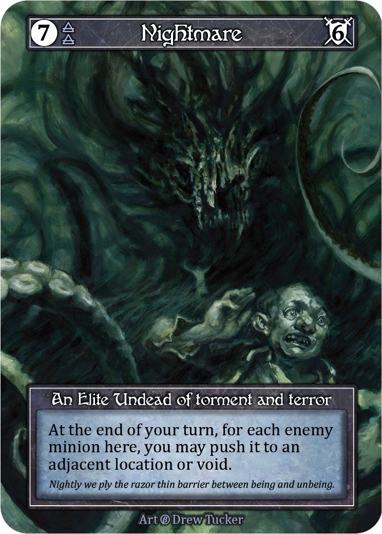 Nightmare (Foil) [Beta] | Exor Games New Glasgow