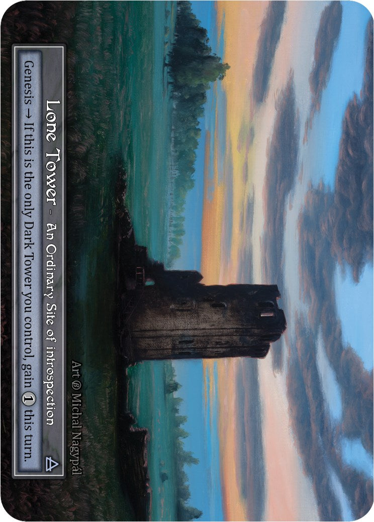 Lone Tower (Foil) [Beta] | Exor Games New Glasgow