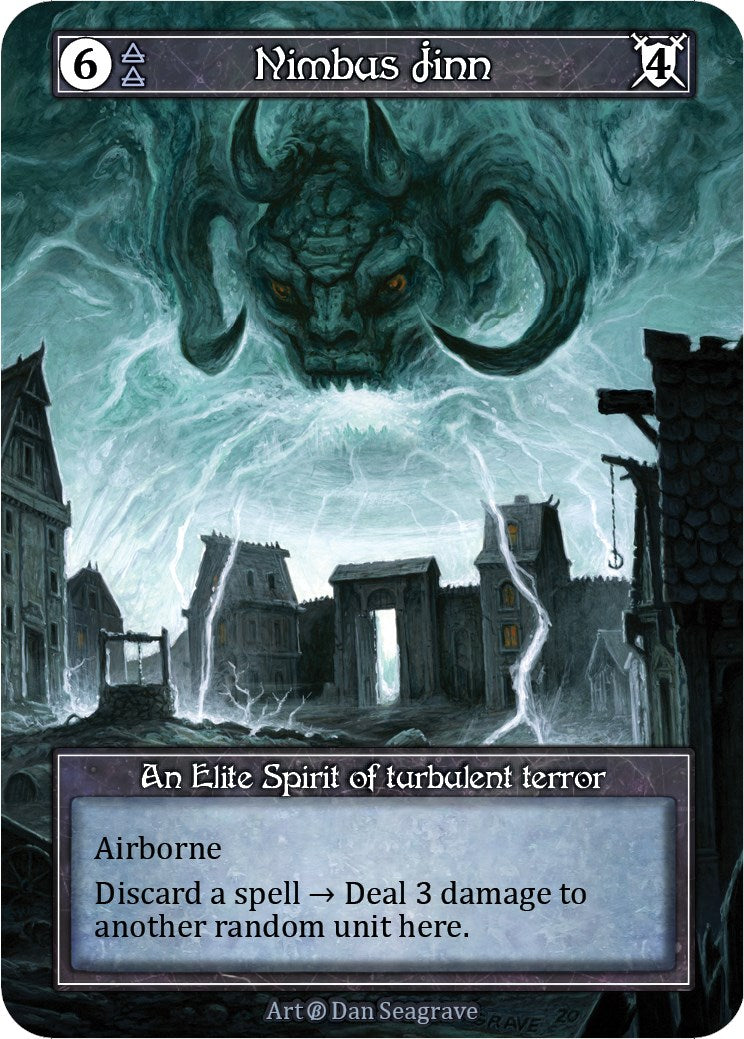 Nimbus Jinn (Foil) [Beta] | Exor Games New Glasgow