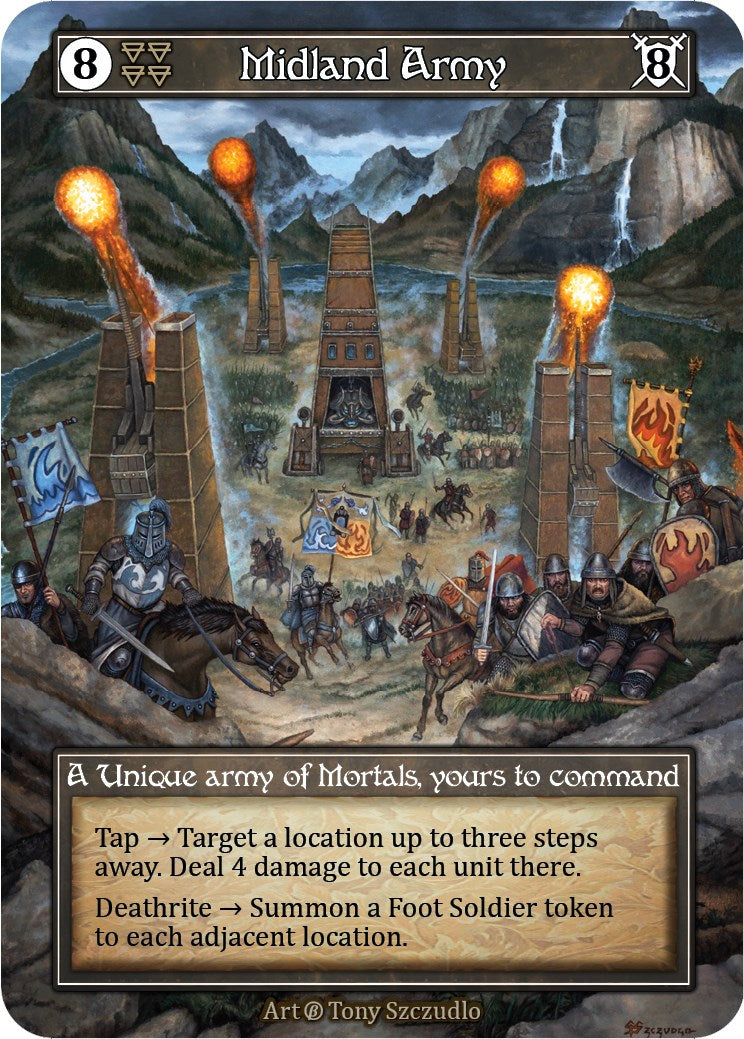 Midland Army (Foil) [Beta] | Exor Games New Glasgow