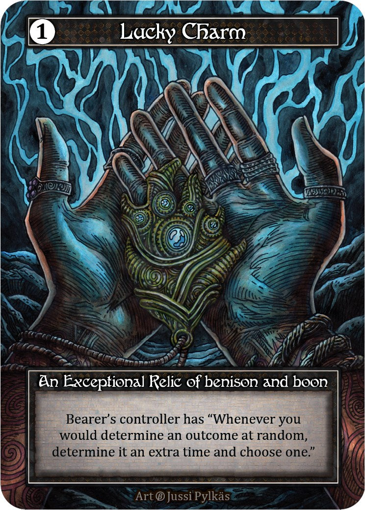 Lucky Charm (Foil) [Beta] | Exor Games New Glasgow