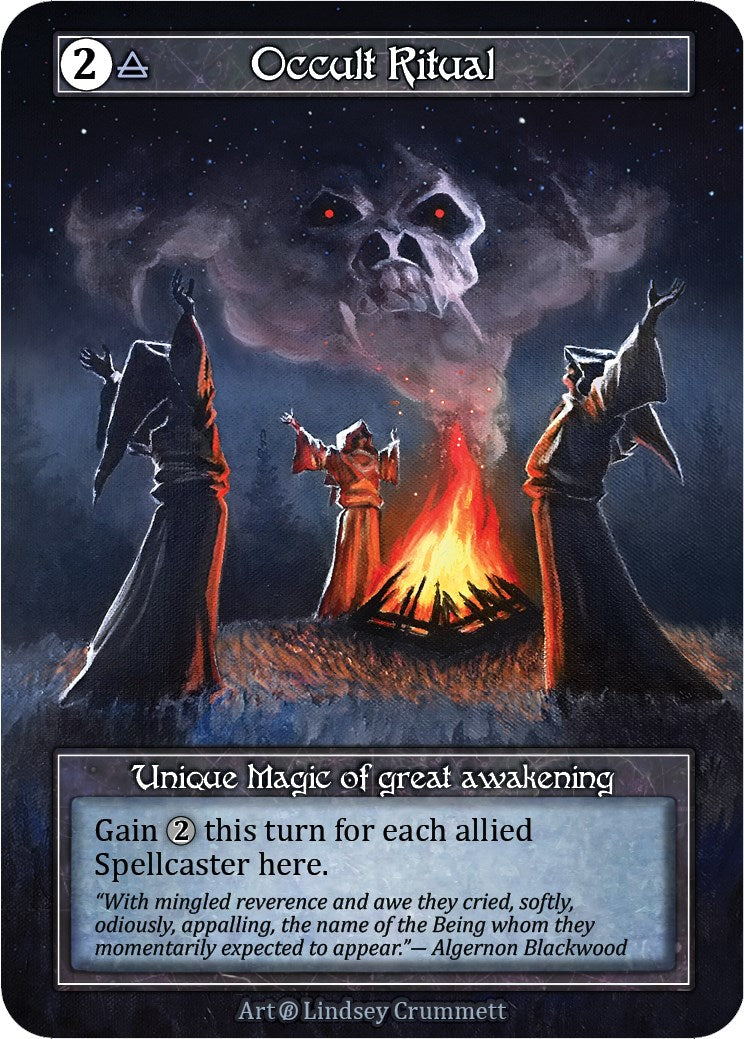 Occult Ritual (Foil) [Beta] | Exor Games New Glasgow