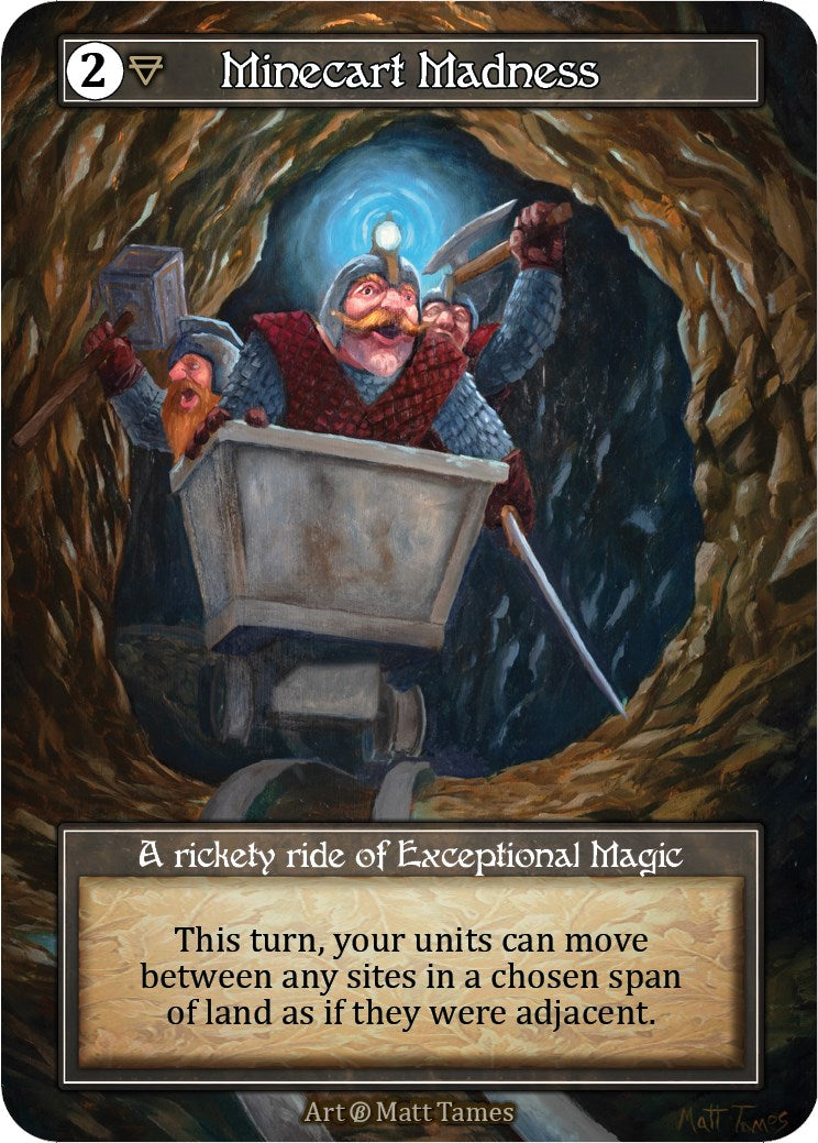 Minecart Madness (Foil) [Beta] | Exor Games New Glasgow