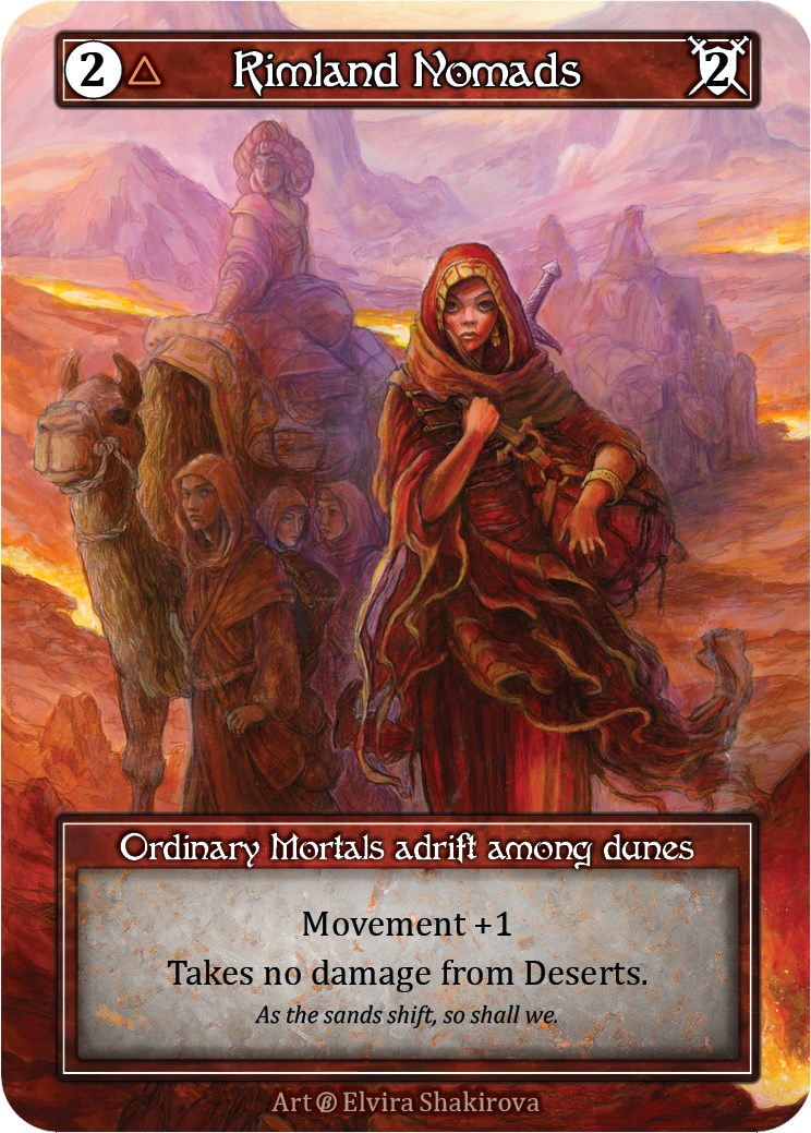 Rimland Nomads (Foil) [Beta] | Exor Games New Glasgow