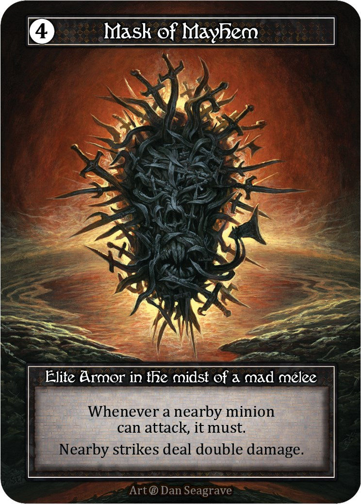 Mask of Mayhem (Foil) [Beta] | Exor Games New Glasgow