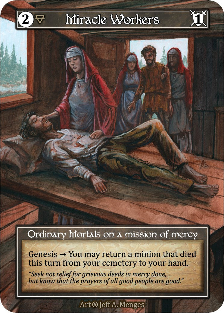 Miracle Workers (Foil) [Beta] | Exor Games New Glasgow