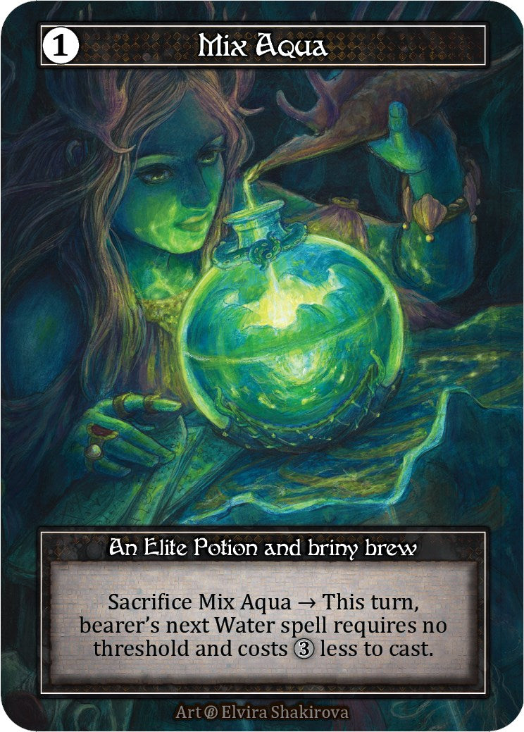 Mix Aqua (Foil) [Beta] | Exor Games New Glasgow