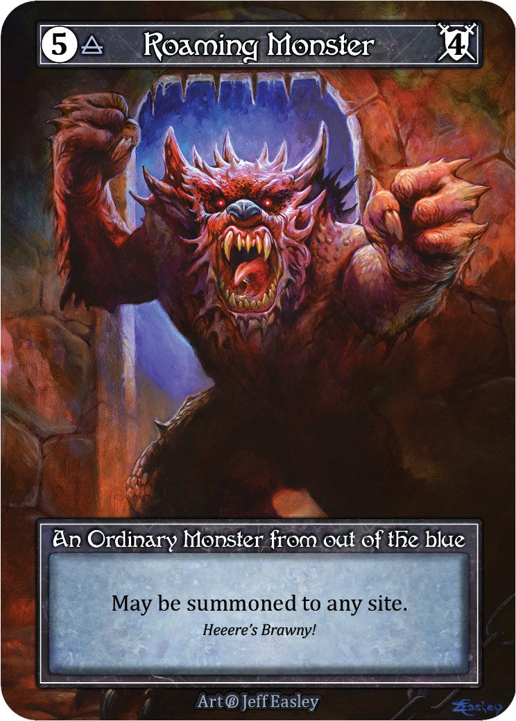 Roaming Monster (Foil) [Beta] | Exor Games New Glasgow