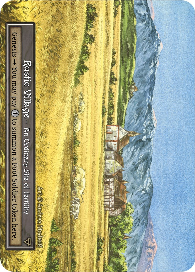Rustic Village (Foil) [Beta] | Exor Games New Glasgow
