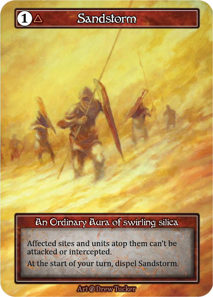 Sandstorm (Foil) [Beta] | Exor Games New Glasgow