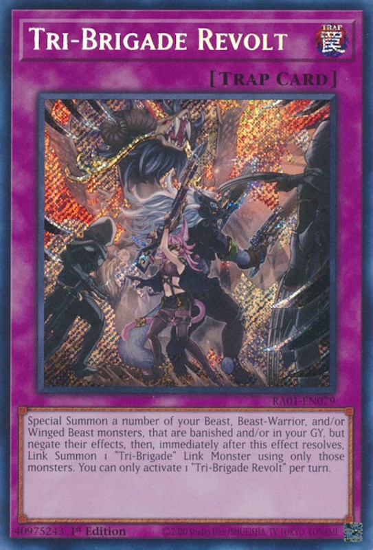 Tri-Brigade Revolt [RA01-EN079] Secret Rare | Exor Games New Glasgow